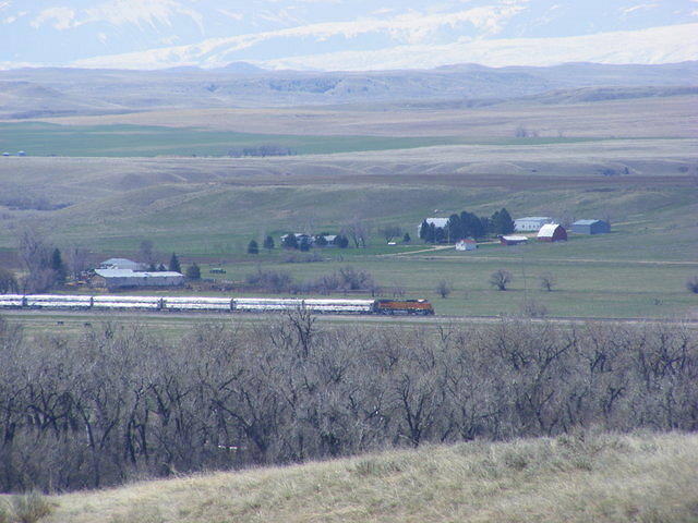 Passenger train - Garryowen, MT