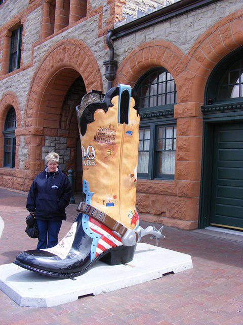 Old Boot sorry Big Boot - Cheyenne(didn't we see her in Rocky Mountain NP)