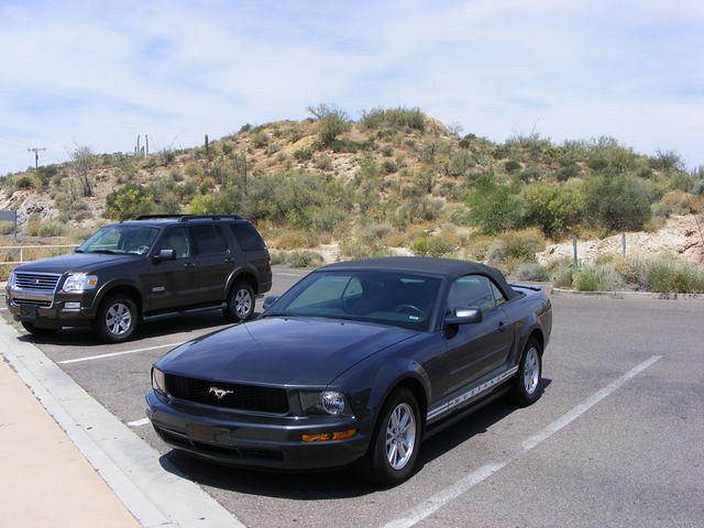 'Mr Ed' our Mustang for the trip