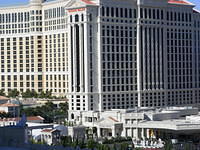 Caesars Palace Hotel from the Imperial Palace Hotel Las Vegas